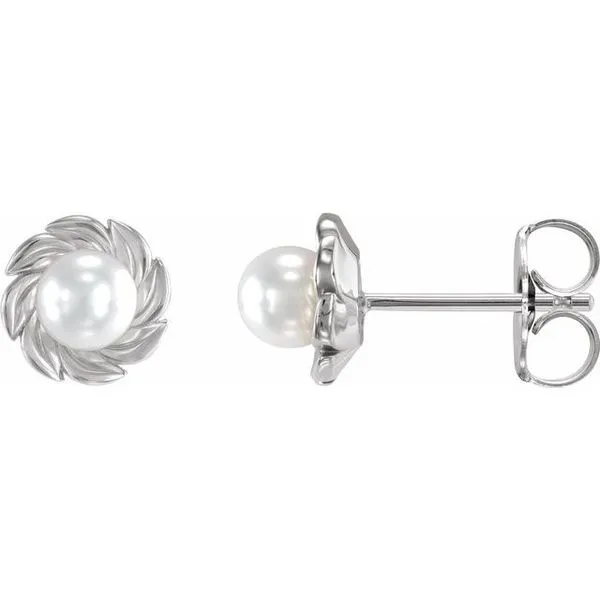 Pearl Leaf Earrings Michael's Jewelry North Wilkesboro, NC