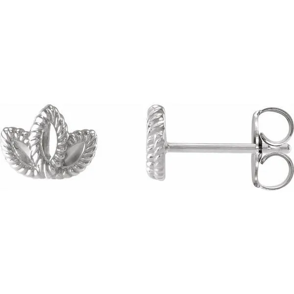 Petite Leaf Earring James & Williams Jewelers Berwyn, IL