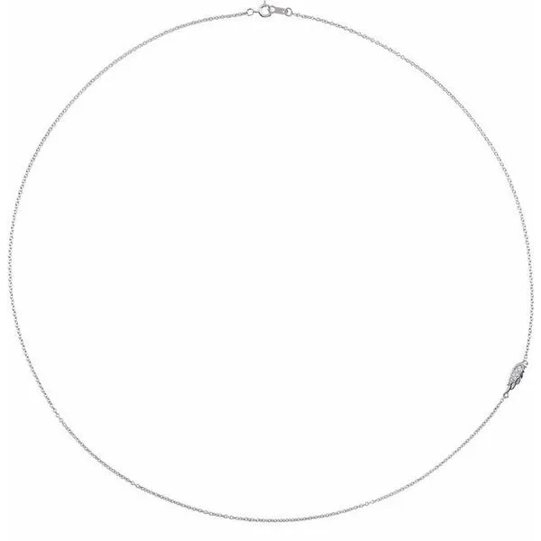 Off-Center Angel Wing Necklace Hopman Jewelers Elkhart, IN