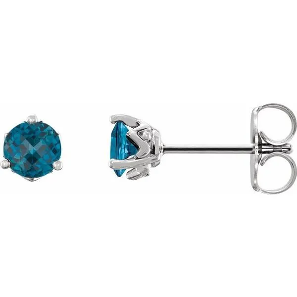 Round 3-Prong Stud Earrings Jim's Jewelers Tyler, TX