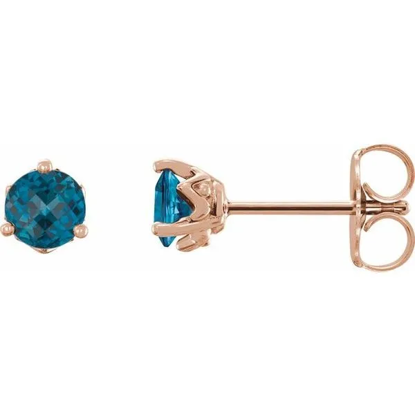 Round 3-Prong Stud Earrings D'Errico Jewelry Scarsdale, NY