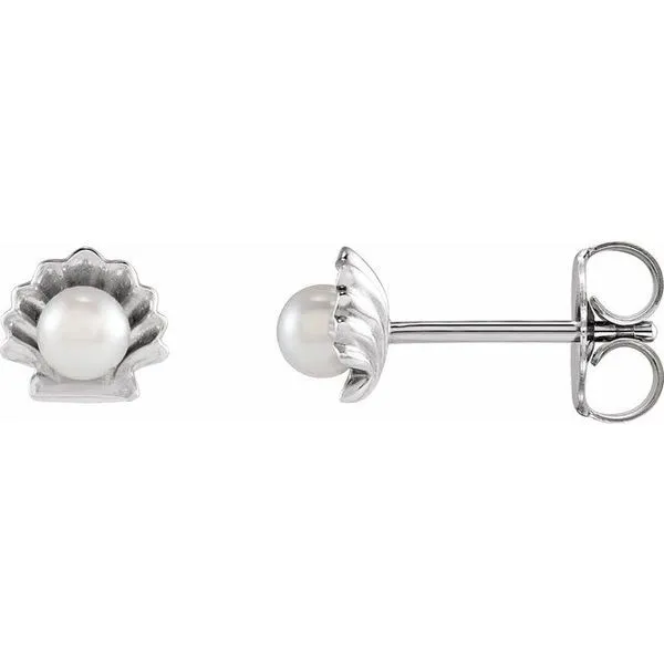 Pearl Shell Earrings Genna Jewelers Viera, FL