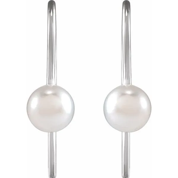 Pearl Earrings Image 2 Delfine's Jewelry Charleston, WV