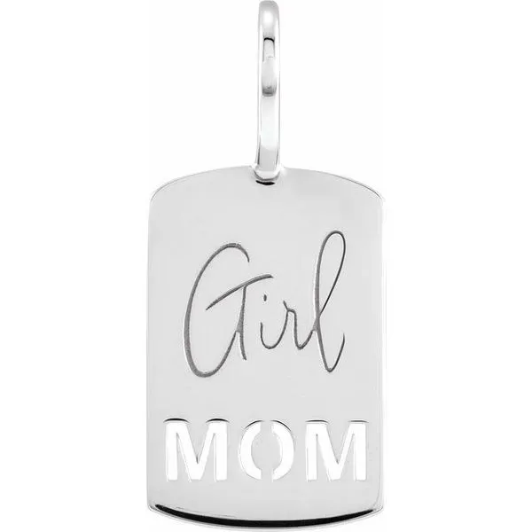 Engravable Mom Charm/Pendant Clater Jewelers Louisville, KY