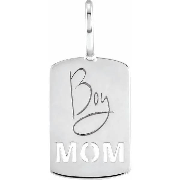 Engravable Mom Charm/Pendant Clater Jewelers Louisville, KY