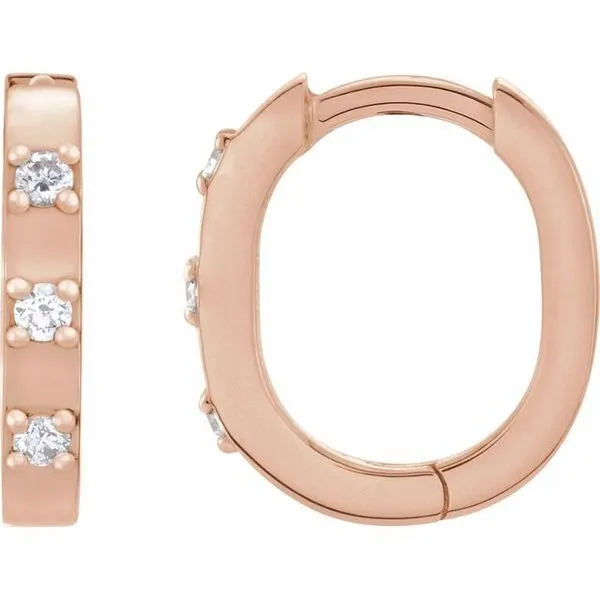 Elongated Hoop Earrings James & Williams Jewelers Berwyn, IL