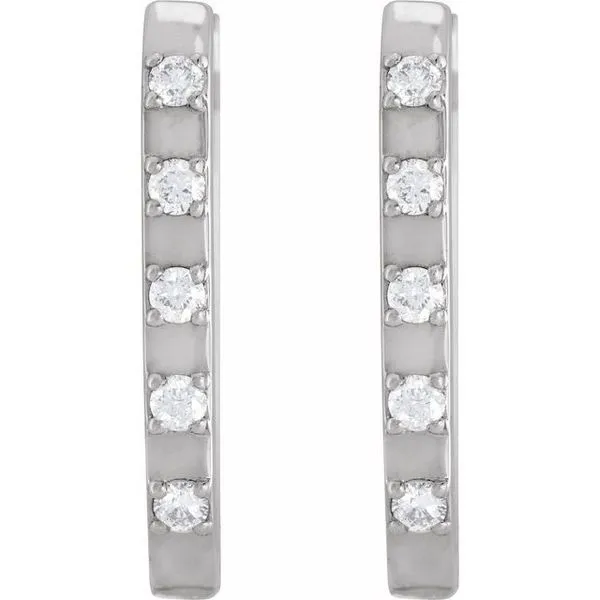 Elongated Hoop Earrings Image 2 Northwood Jewelers Northwood, OH