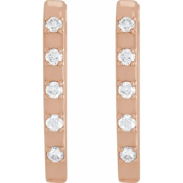 Elongated Hoop Earrings Image 2 Northwood Jewelers Northwood, OH