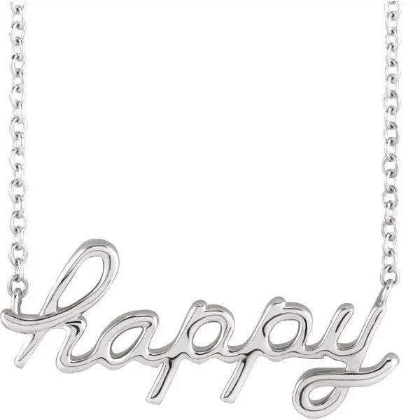 Happy Necklace James & Williams Jewelers Berwyn, IL