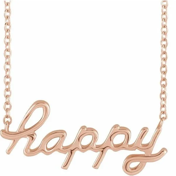Happy Necklace J. Meredith Jewelers Delafield, WI
