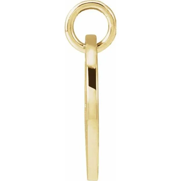 Script Initial Pendant Image 3 Long Jewelers Chesapeake, VA