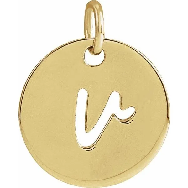 Script Initial Pendant Hopman Jewelers Elkhart, IN