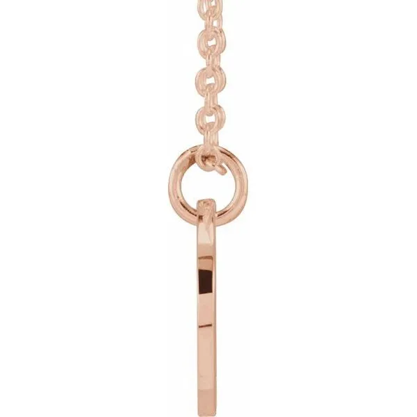 Script Initial Necklace Image 3 J. Meredith Jewelers Delafield, WI