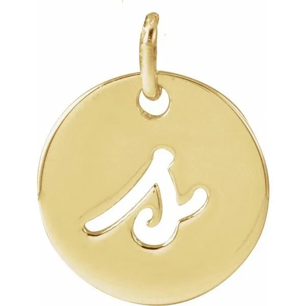 Script Initial Pendant Hopman Jewelers Elkhart, IN