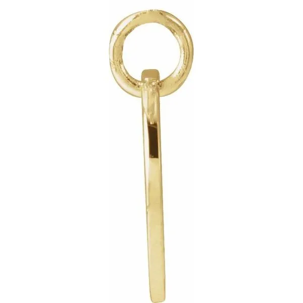 Script Initial Pendant Image 3 Rick's Jewelers California, MD