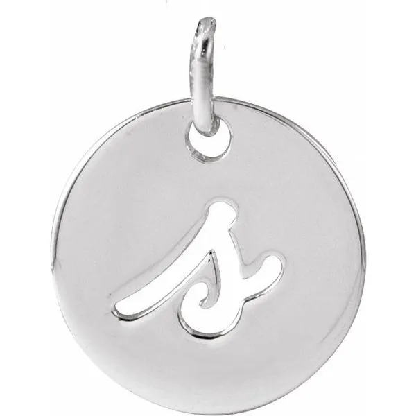 Script Initial Pendant Hopman Jewelers Elkhart, IN