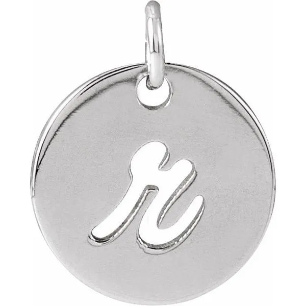 Script Initial Pendant Hopman Jewelers Elkhart, IN