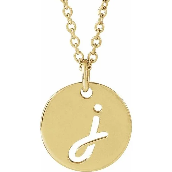 Script Initial Necklace CMS Fine Jewelers Wooster, OH