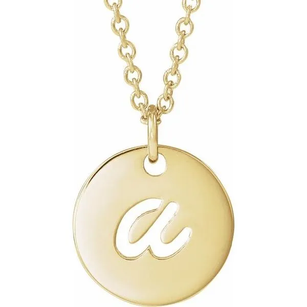 Script Initial Necklace Henry B. Ball Jewelers Canton, OH