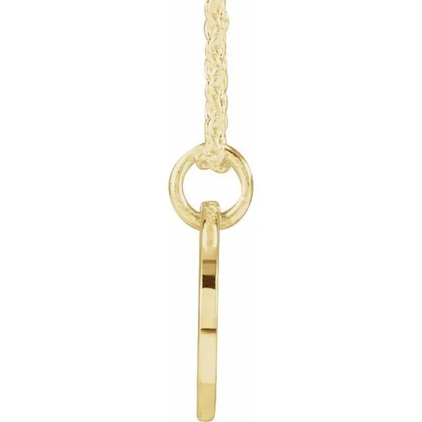 Script Initial Necklace Image 3 Long Jewelers Chesapeake, VA