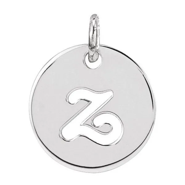 Script Initial Pendant J. Meredith Jewelers Delafield, WI