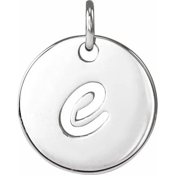 Script Initial Pendant Hopman Jewelers Elkhart, IN