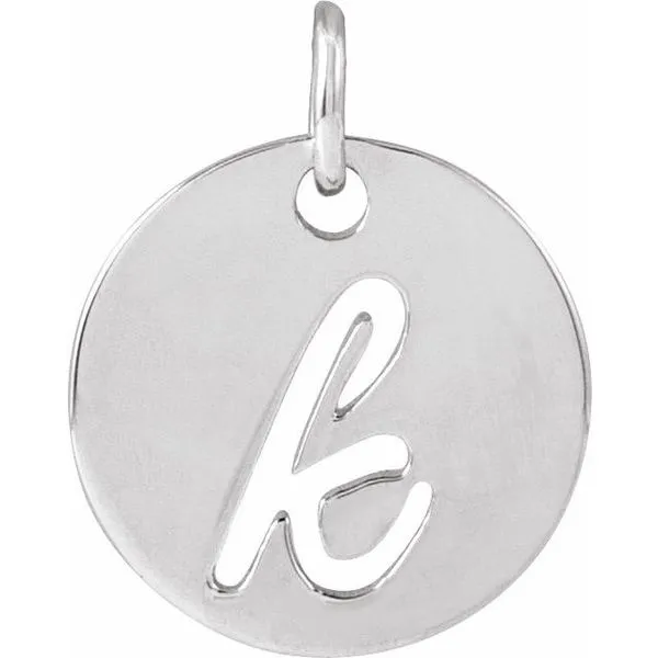 Script Initial Pendant Valentine's Fine Jewelry Dallas, PA