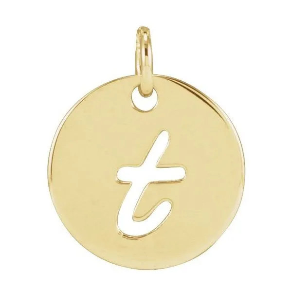 Script Initial Pendant Grayson & Co. Jewelers Iron Mountain, MI