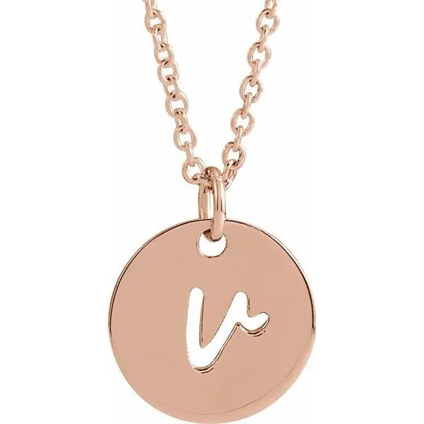 Script Initial Necklace Grayson & Co. Jewelers Iron Mountain, MI