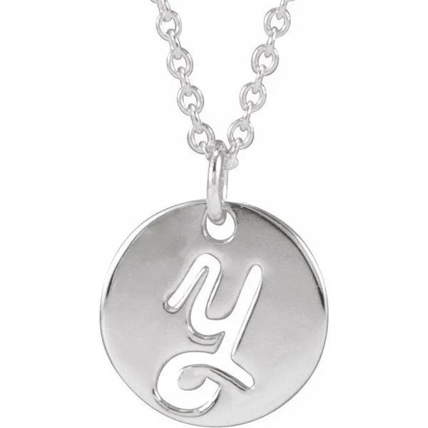 Script Initial Necklace Beckman Jewelers Inc Ottawa, OH