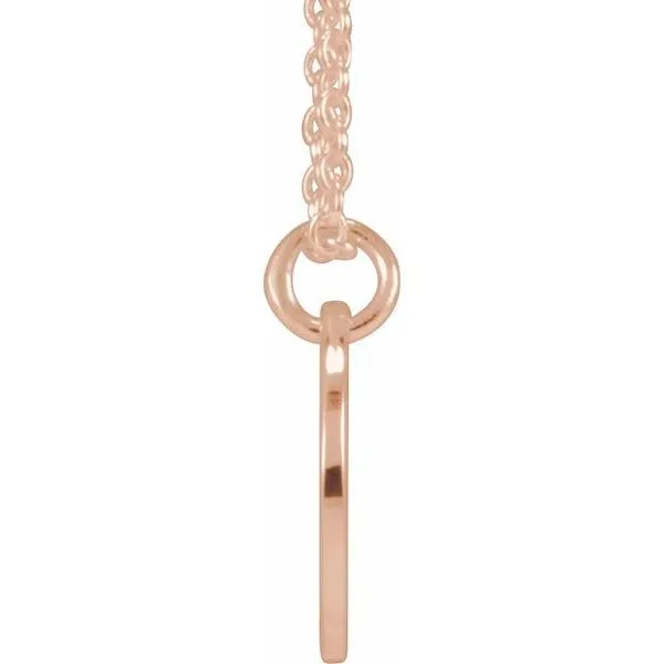 Script Initial Necklace Image 3 J. Meredith Jewelers Delafield, WI