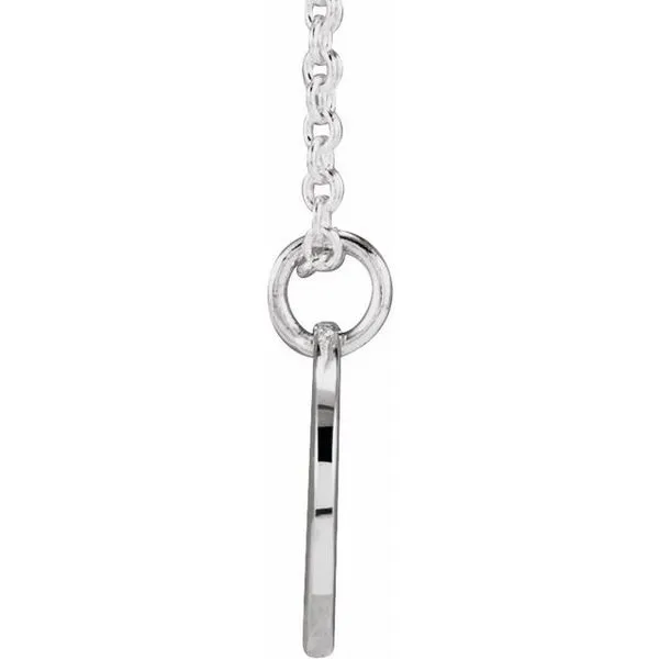 Script Initial Necklace Image 3 Studio D Jewelers Woodstock, IL