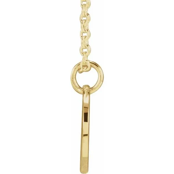 Script Initial Necklace Image 3 J. Meredith Jewelers Delafield, WI