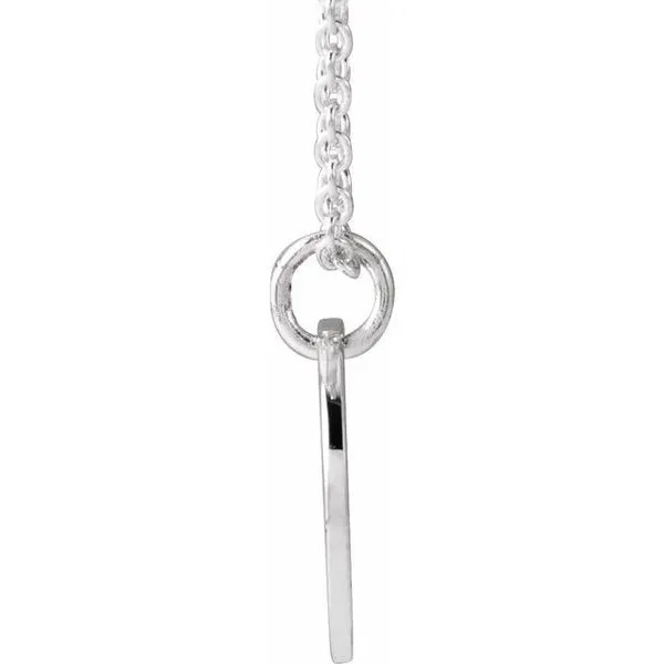 Script Initial Necklace Image 3 Hopman Jewelers Elkhart, IN