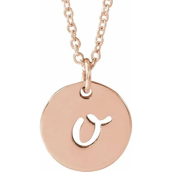 Script Initial Necklace Grayson & Co. Jewelers Iron Mountain, MI