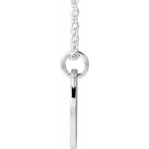 Script Initial Necklace Image 3 Hopman Jewelers Elkhart, IN