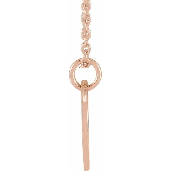 Script Initial Necklace Image 3 Rick's Jewelers California, MD