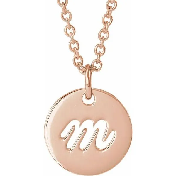 Script Initial Necklace Grayson & Co. Jewelers Iron Mountain, MI