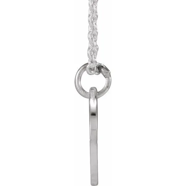 Script Initial Necklace Image 3 Studio D Jewelers Woodstock, IL