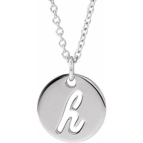 Script Initial Necklace Becky Beck's Jewelry DeKalb, IL