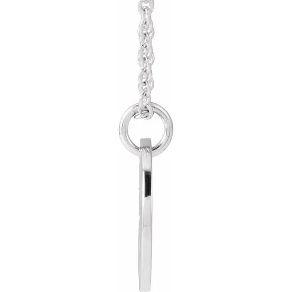 Script Initial Necklace Image 3 Studio D Jewelers Woodstock, IL