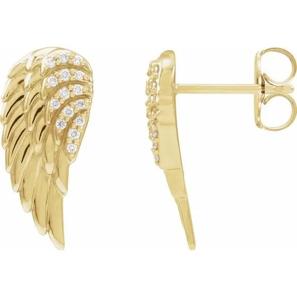Angel Wing Earrings Diny's Jewelers Middleton, WI