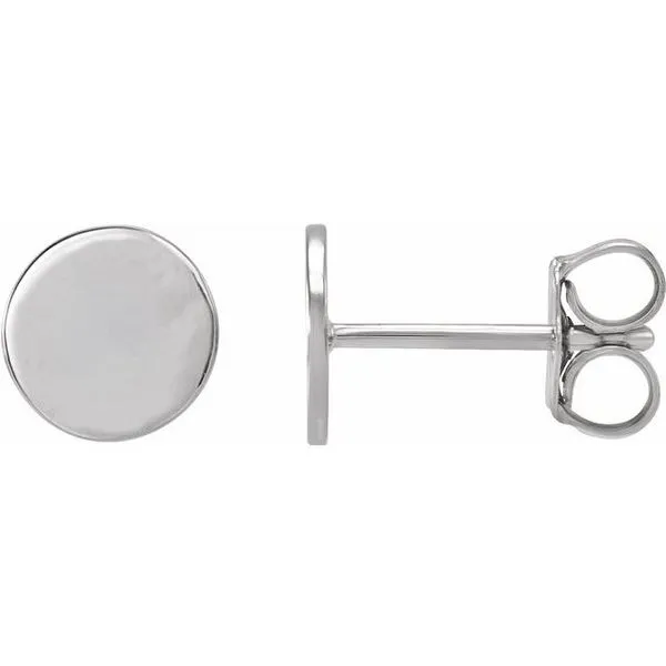 Engravable Disc Earrings The Diamond Shop, Inc. Lewiston, ID