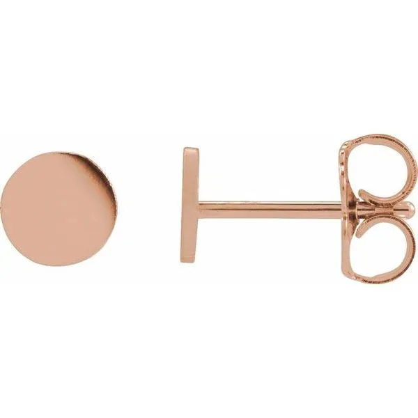 Engravable Disc Earrings Studio D Jewelers Woodstock, IL