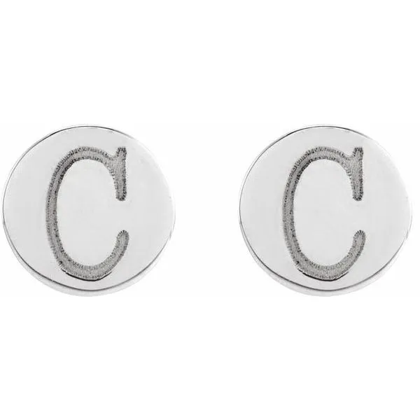 Engravable Disc Earrings Image 3 Grayson & Co. Jewelers Iron Mountain, MI