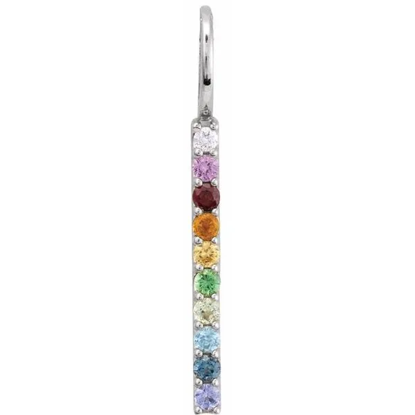 Rainbow Bar Necklace or Charm/Pendant Diny's Jewelers Middleton, WI