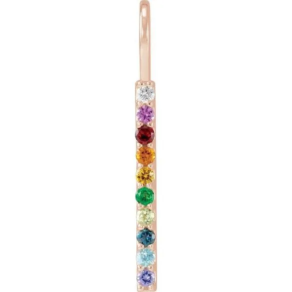 Rainbow Bar Necklace or Charm/Pendant Diny's Jewelers Middleton, WI