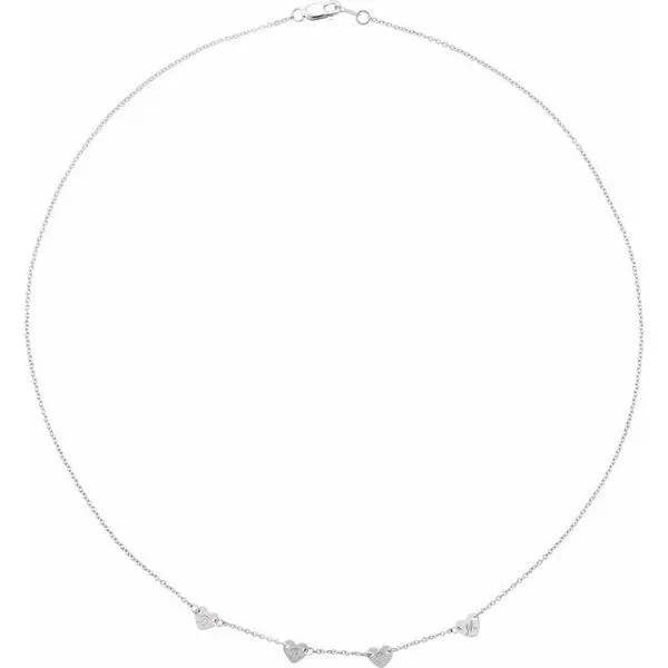 Engravable Family Heart Disc Necklace Gysbers Jewelry Waupun, WI