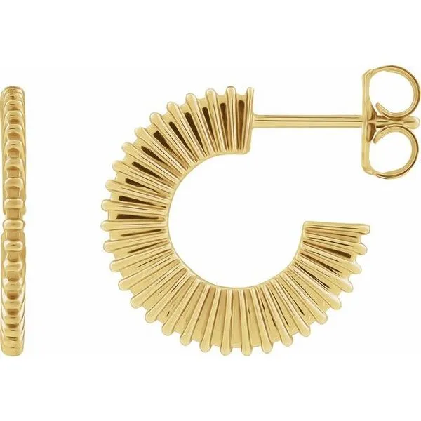 Starburst Hoop Earrings SIERRA MOON Auburn, CA