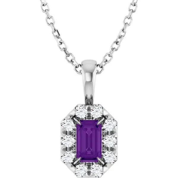 Halo-Style Necklace Gysbers Jewelry Waupun, WI